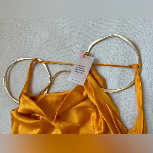 Cult Gaia Azaelia Gown in Marigold